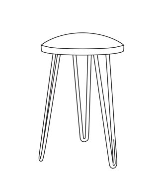 le bienvenu tabouret charlotte savignat